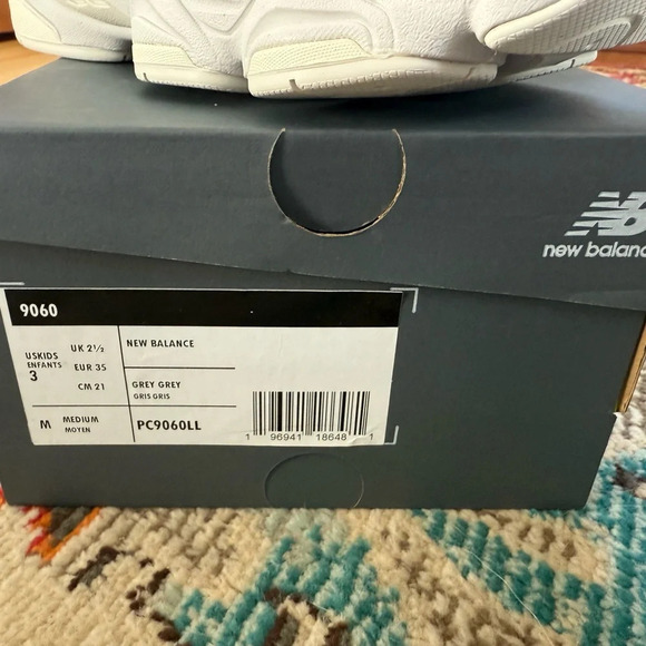 New Balance Kids Grey Sneakers - Picture 7 of 8